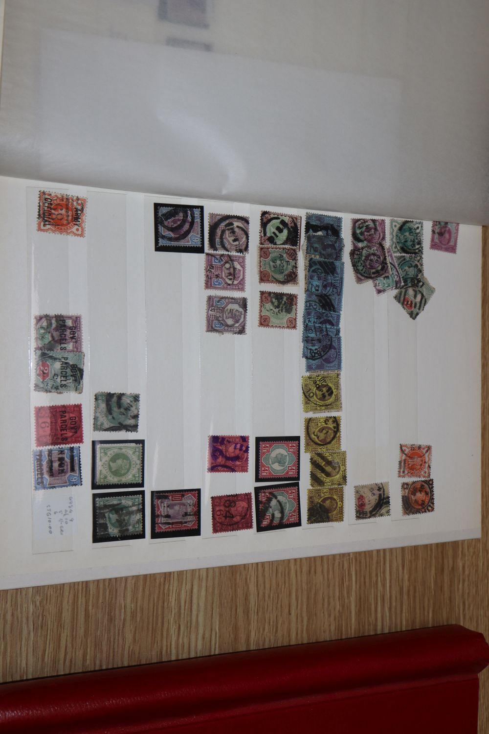 A collection of GB stamps from Victoria to George VI, with Penny Blacks, etc